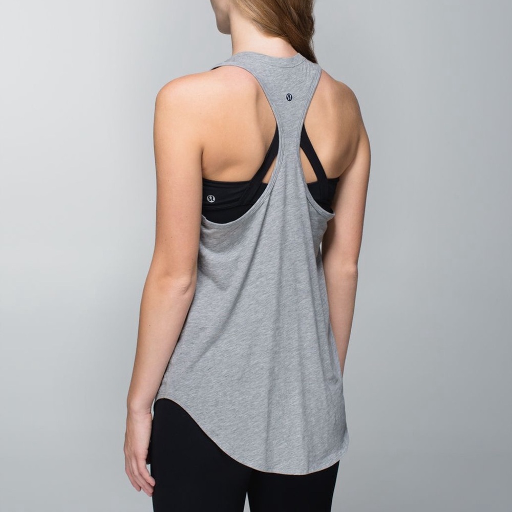 Lululemon Yogi Racerback Tank Gray  Size 6-8